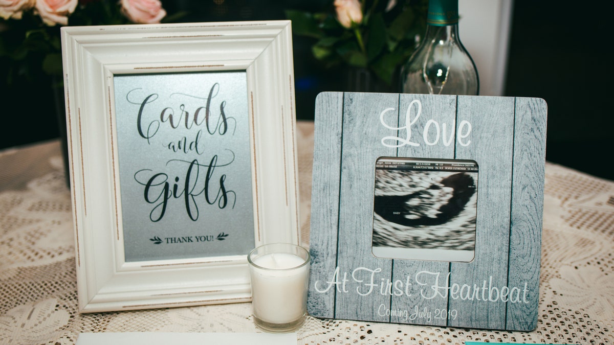 Their baby — a girl, due in July — will be named Jillian after the bride’s late sister.