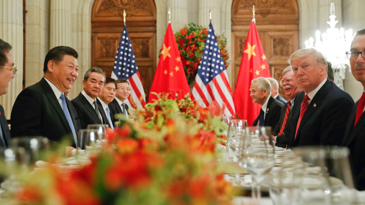 President Donald Trump meets with China's President Xi Jinping during their bilateral meeting at the G20 Summit in Buenos Aires, Argentina.