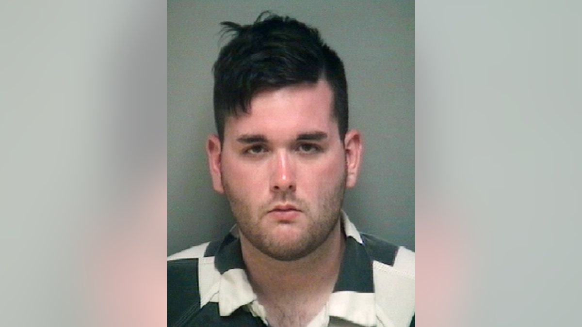 This undated file photo provided by the Albemarle-Charlottesville Regional Jail shows James Alex Fields Jr.