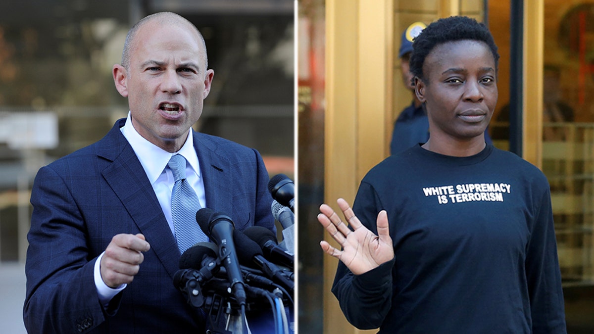 Attorney Michael Avenatti and Patricia Oukoumou