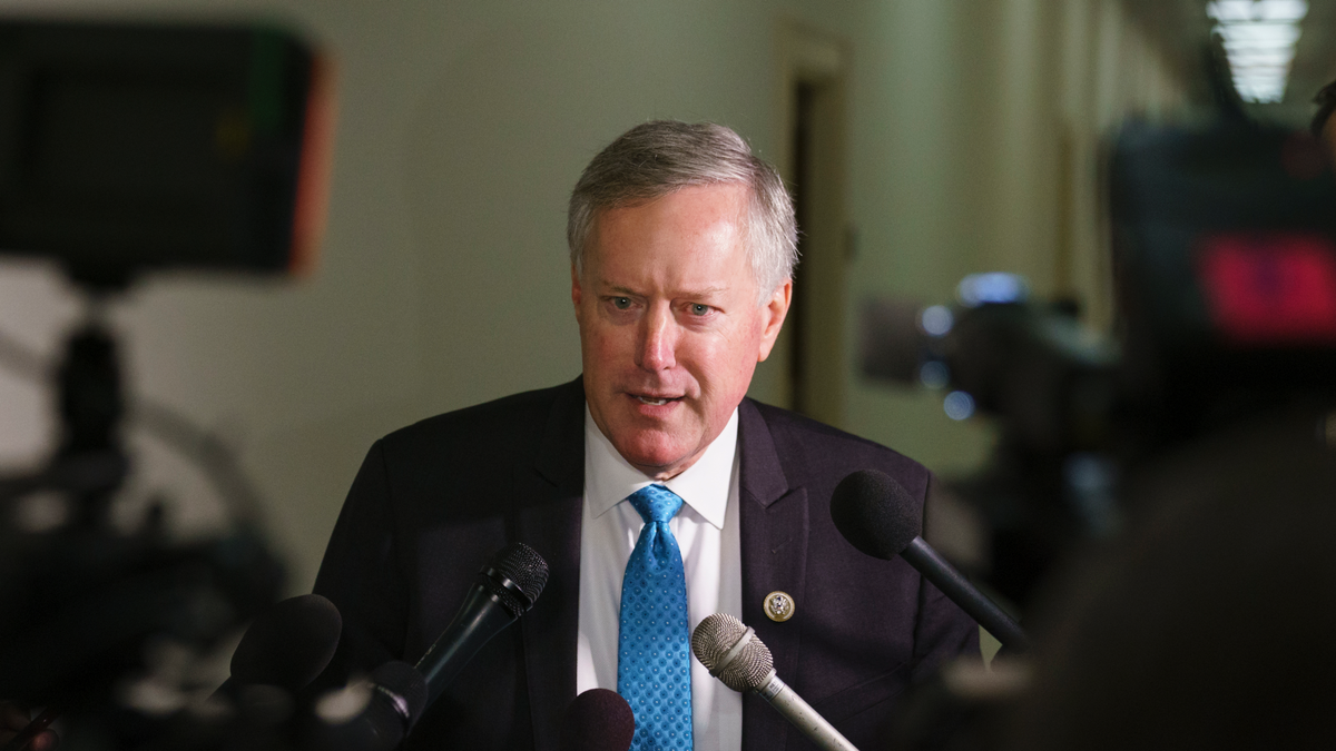 Meadows went on to mock the impeachment hearing in a confrontation picked up by C-SPAN3. (AP Photo/Carolyn Kaster)