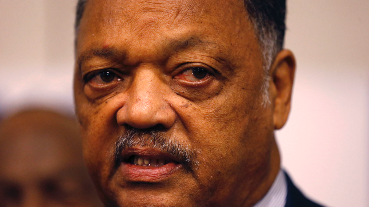 The Rev. Jesse Jackson addresses media in New Orleans, Dec. 1, 2018. (Associated Press)