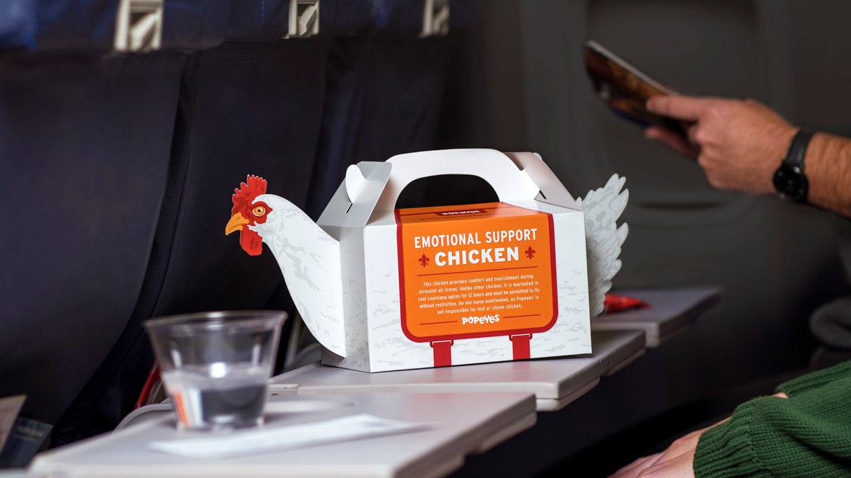 The chicken has been cleared to fly on all major airliners.