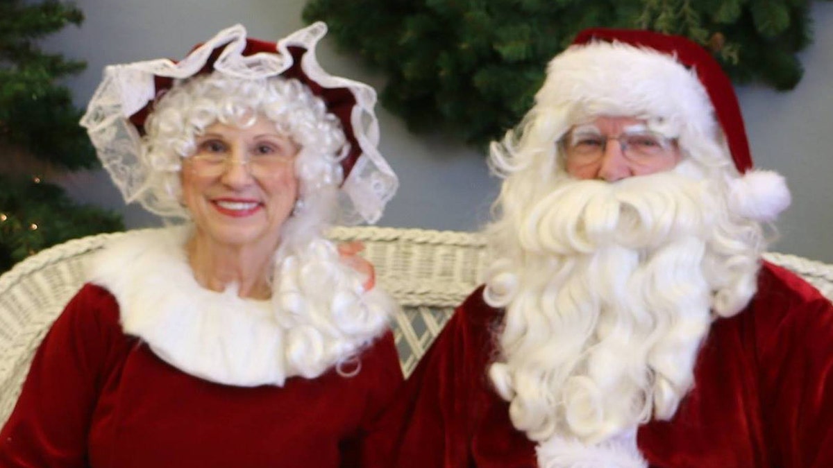 Gene and his wife, Darlene, Hanson dress up as Mr. and Mrs. Claus every year for an event in their town and visit the nursing home.