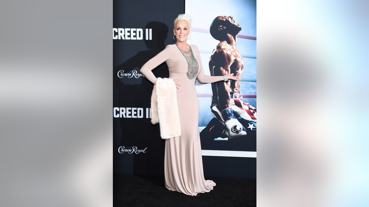 Brigitte Nielsen attends the "Creed II" New York Premiere at AMC Loews Lincoln Square on Nov. 14, 2018 in New York City.