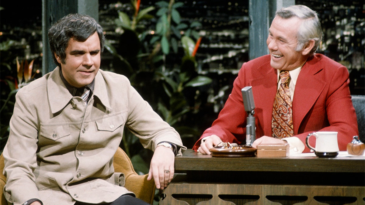 Rich Little with Johnny Carson. — Getty
