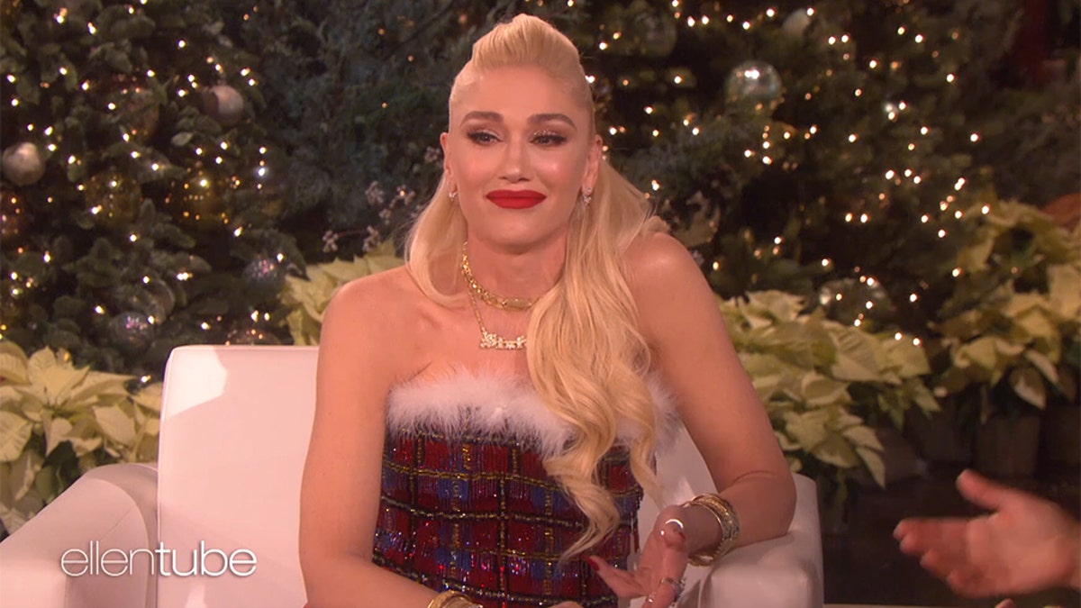 Gwen Stefani on the "Ellen DeGeneres Show" on Tuesday.