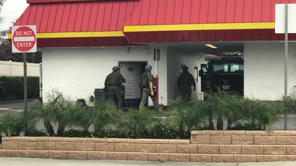 The suspect remained inside the restaurant for nearly 12 hours.