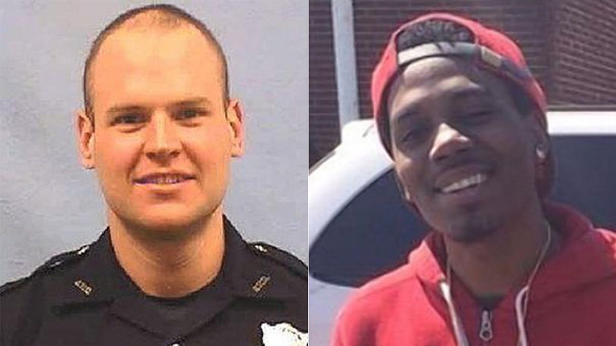Former Atlanta Police Officer James Burns is accused in the death of Deravis Rogers.