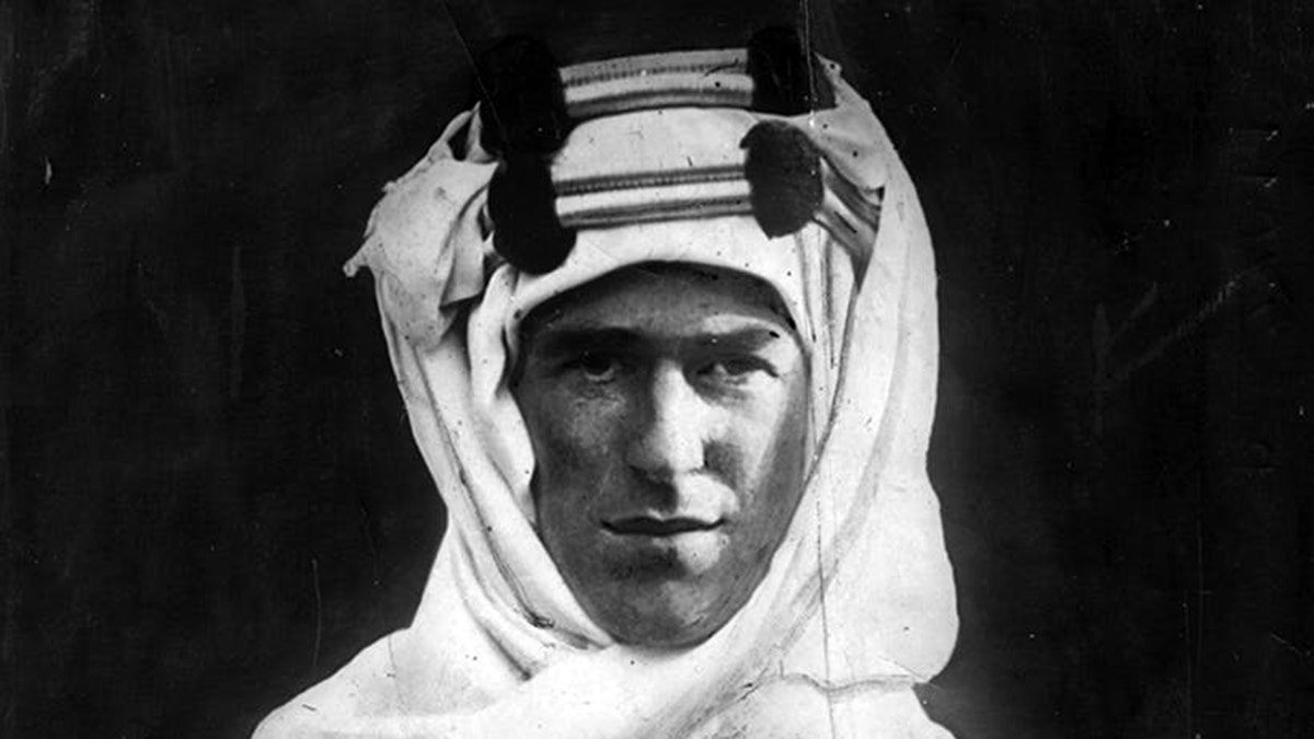 British soldier, adventurer and author Thomas Edward Lawrence (1888 - 1935) known as Lawrence Of Arabia. He joined the Arab revolt against the Ottoman Empire during World War I and was instrumental in the conquest of Palestine (1918).