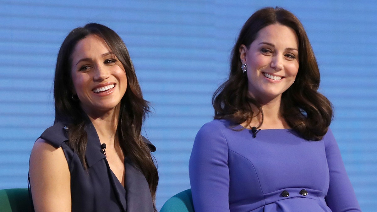 Meghan Markle (left) noted that Kate Middleton did apologize.