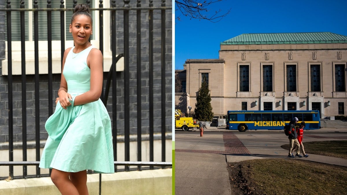 Sasha Obama is reportedly considering attending the University of Michigan.