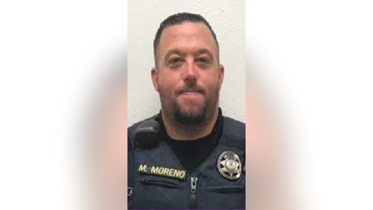 Sgt. Matthew Moreno was among three killed in a car accident while officers were responding to an incident.