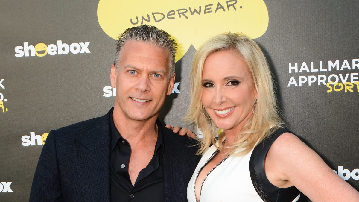 David Beador, left, husband of "Real Housewives of Orange County" star Shannon Beador filed a request for an order prohibiting her from drinking around their three daughters.