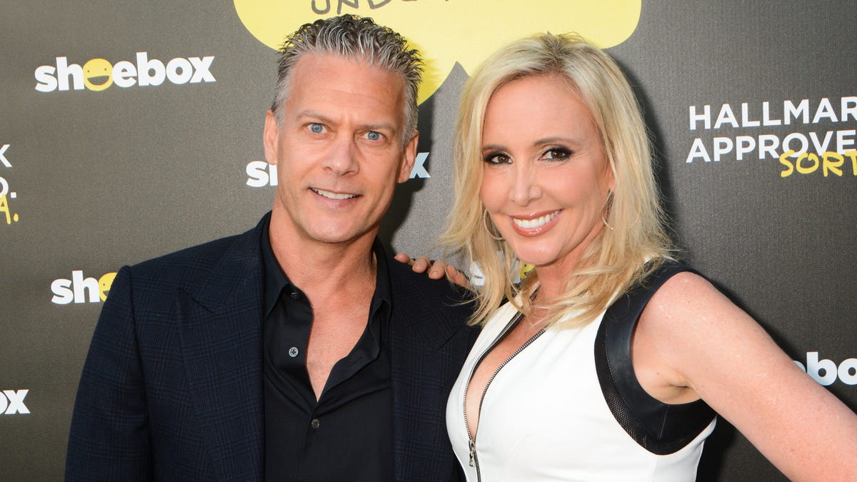 David Beador, left, husband of "Real Housewives of Orange County" star Shannon Beador filed a request for an order prohibiting her from drinking around their three daughters.