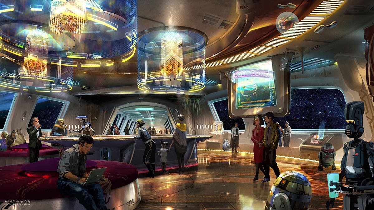 The long-anticipated "Star Wars"-themed land, debuting on both coasts, will finally invite its first lightsaber-yielding Jedis on hallowed ground for the first time next year.