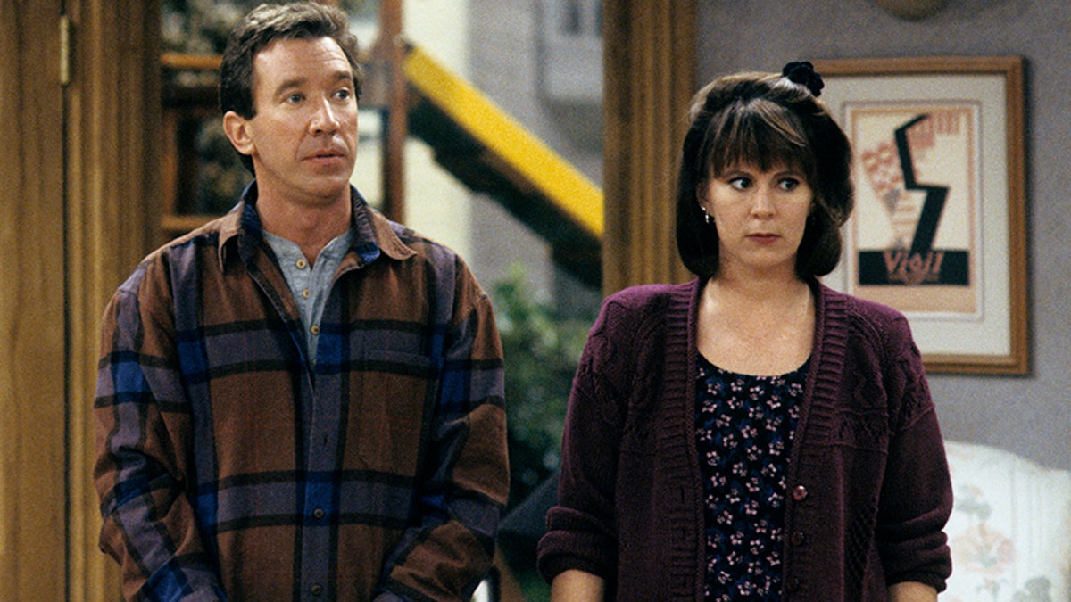 Tim Allen and Patricia Richardson on "Home Improvement."