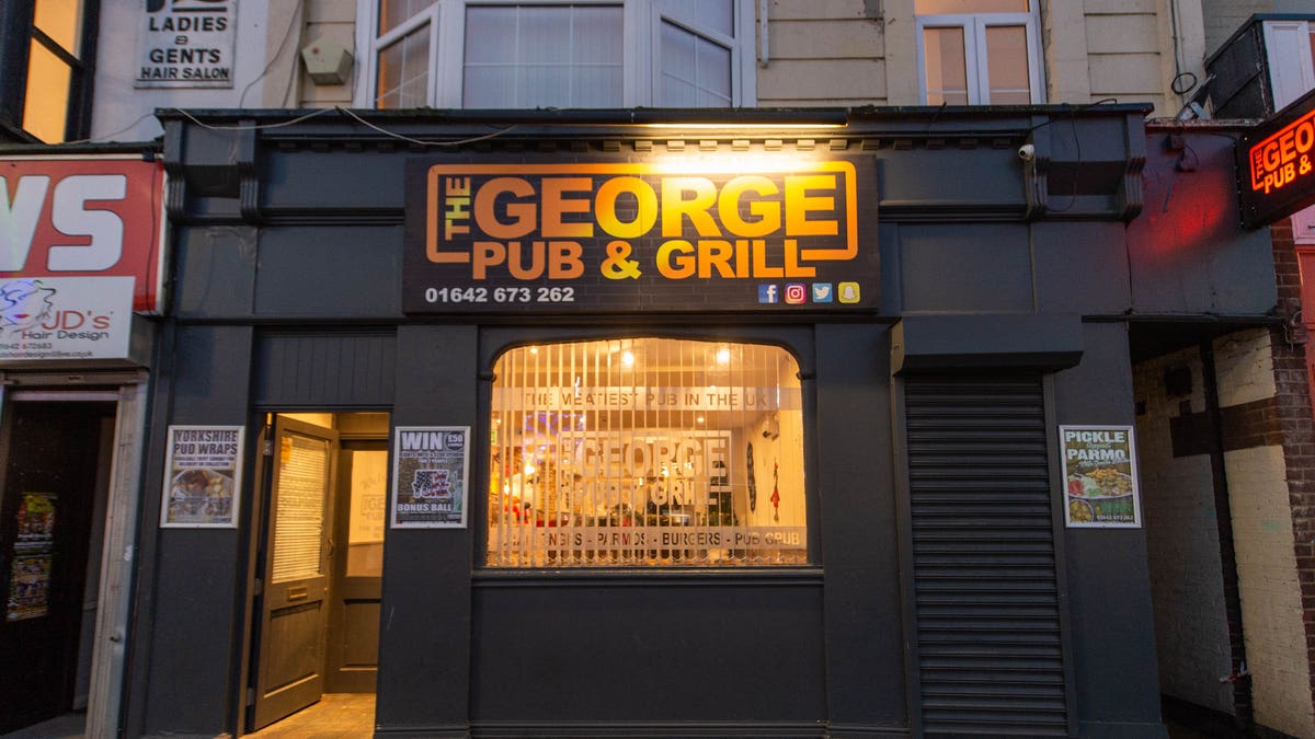 The George Pub and Grill prides itself on eating challenges — which have included an 8,000-calorie kebab challenge and a colossal 220-ounce steak challenge.