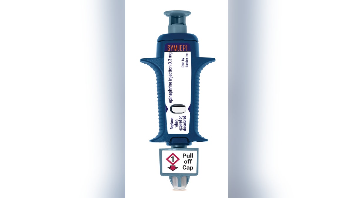 Sandoz will sell prefilled syringes with the same medicine, the hormone epinephrine, under the name Symjepi. <br data-cke-eol="1">