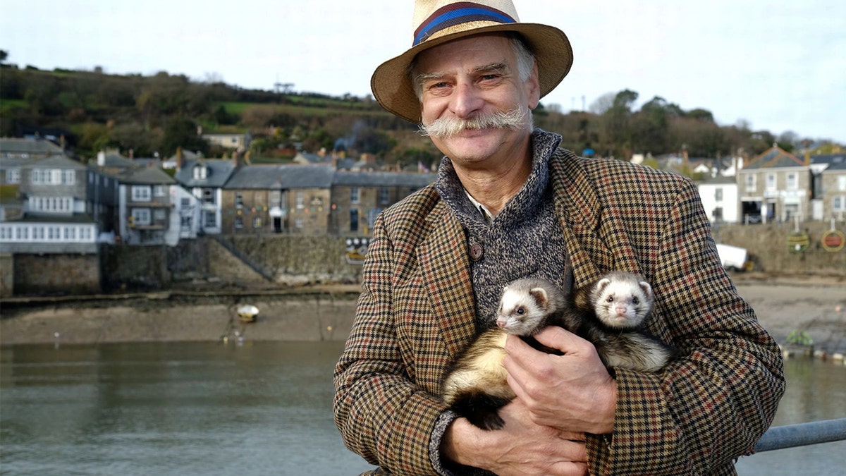 A man was banned from a pub after he got into an argument with staff who wouldn't allow him to bring his pet ferrets anymore.