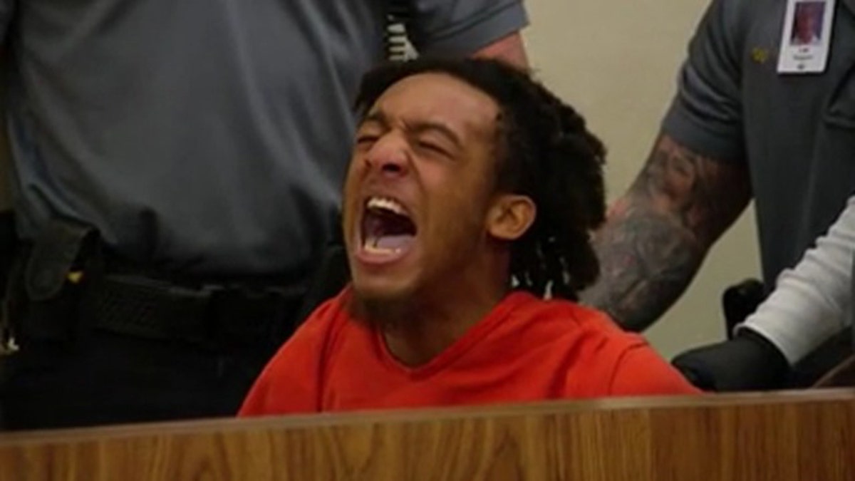 Damon Kemp, 19, shouted throughout his appearance in court.