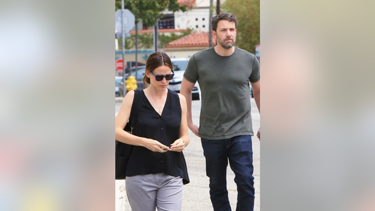 Ben Affleck and Jennifer Garner enjoy another family outing as they attend church with children, Violet, Seraphina, and Samuel. April 24, 2016  X17online.com