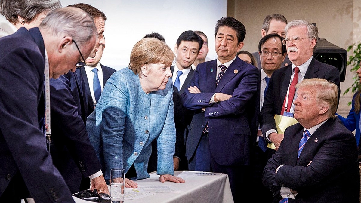 Angela Merkel, Donald Trump and other world leaders.