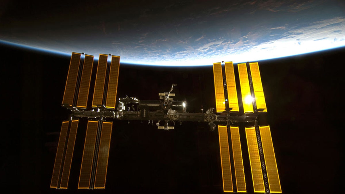 The International Space Station, photographed by an astronaut aboard the space shuttle Endeavour in 2010.