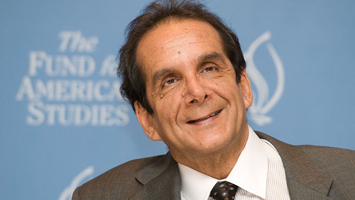 Charles Krauthammer speaking at the Fund for American Studies.
