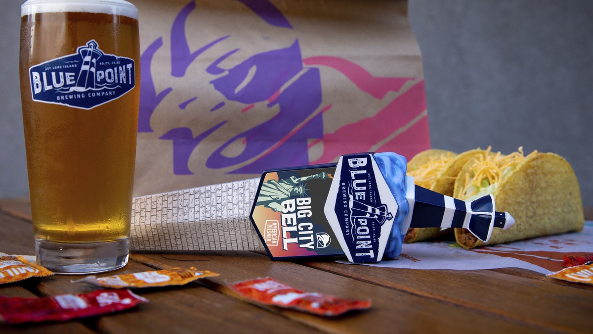 In partnership with Blue Point Brewing Company, three Taco Bell Cantina restaurants in Manhattan will soon sell an exclusive beer.