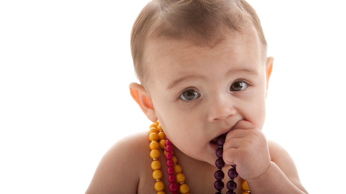 The FDA said it received a report of an 18-month-old who was strangled to death by an amber teething necklace during a nap, and another concerning a 7-month-old who choked on the beads of a wooden teething bracelet while under parental supervision.<br data-cke-eol="1">