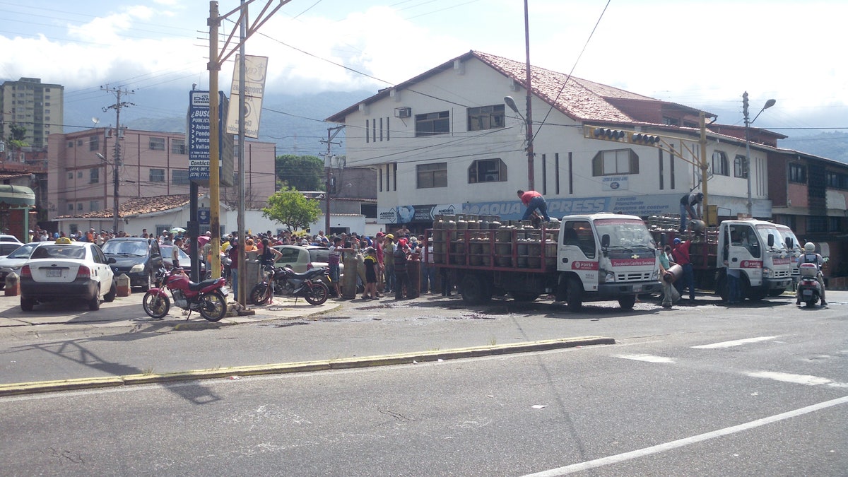 Venezuelans line up for hours and sometimes days for gas and food as the situation in Venezuela deteriorates.