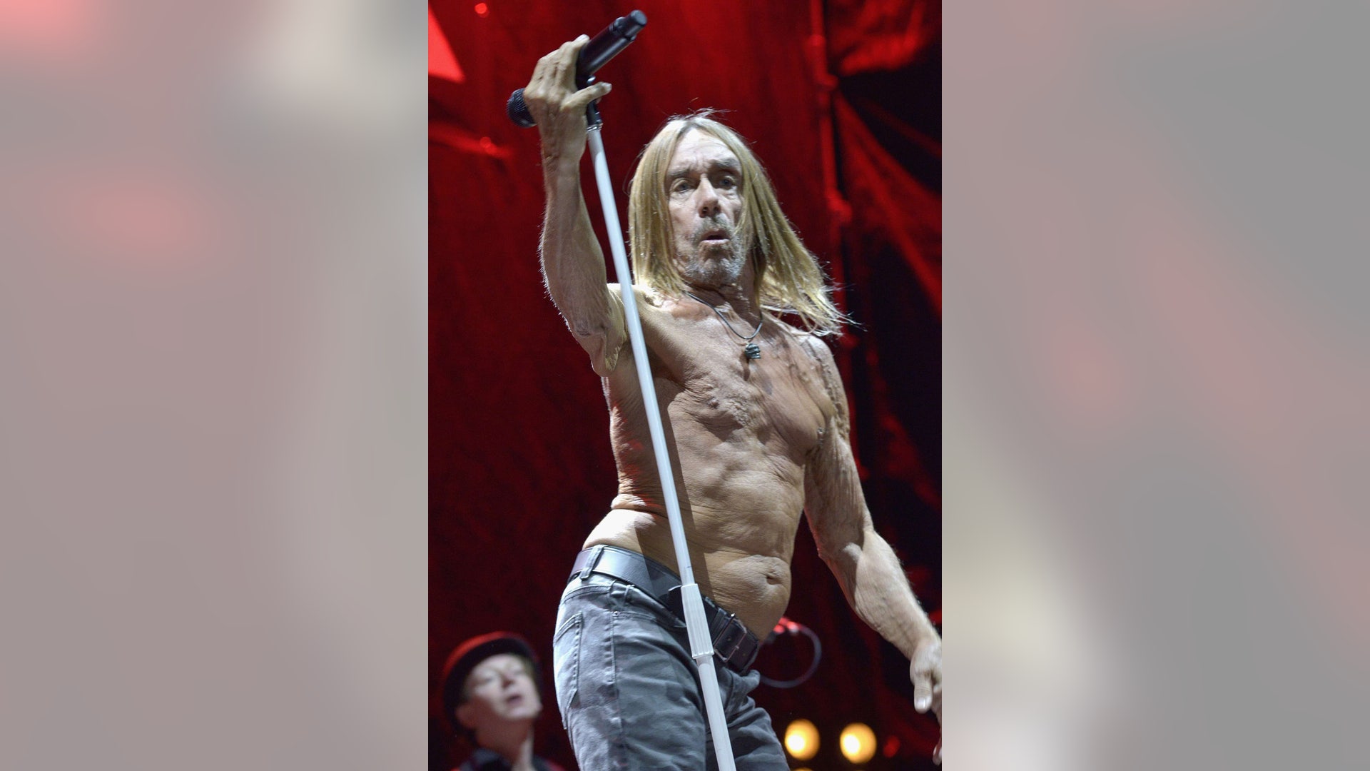Iggy Pop is as youthful as ever as the iconic rocker performed at age 70 in concert at the Medimex 2017 International Music Festival in Bari, Italy. June 10, 2017. For more pictures of Pop, visit X17online.com.