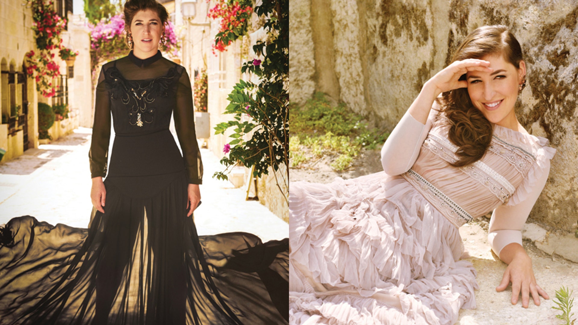 Mayim Bialik struck a pose in the Holy Land. The "Big Bang Theory" actress donned a number of outfits for her shoot with Watch! Magazine in Israel. Click here to see the rest of Bialik's photos.