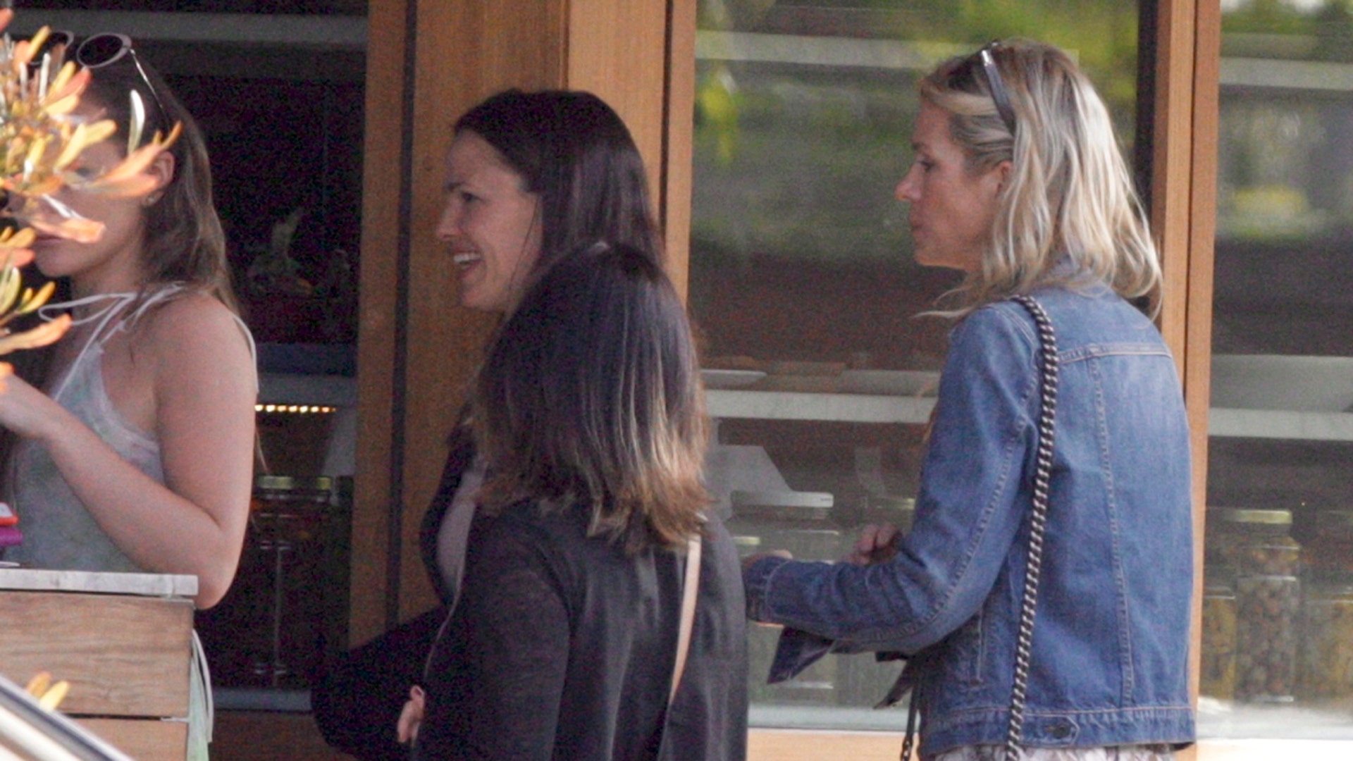 Jennifer Garner was spotted celebrating her birthday early on April 16, 2017 with some of her pals.