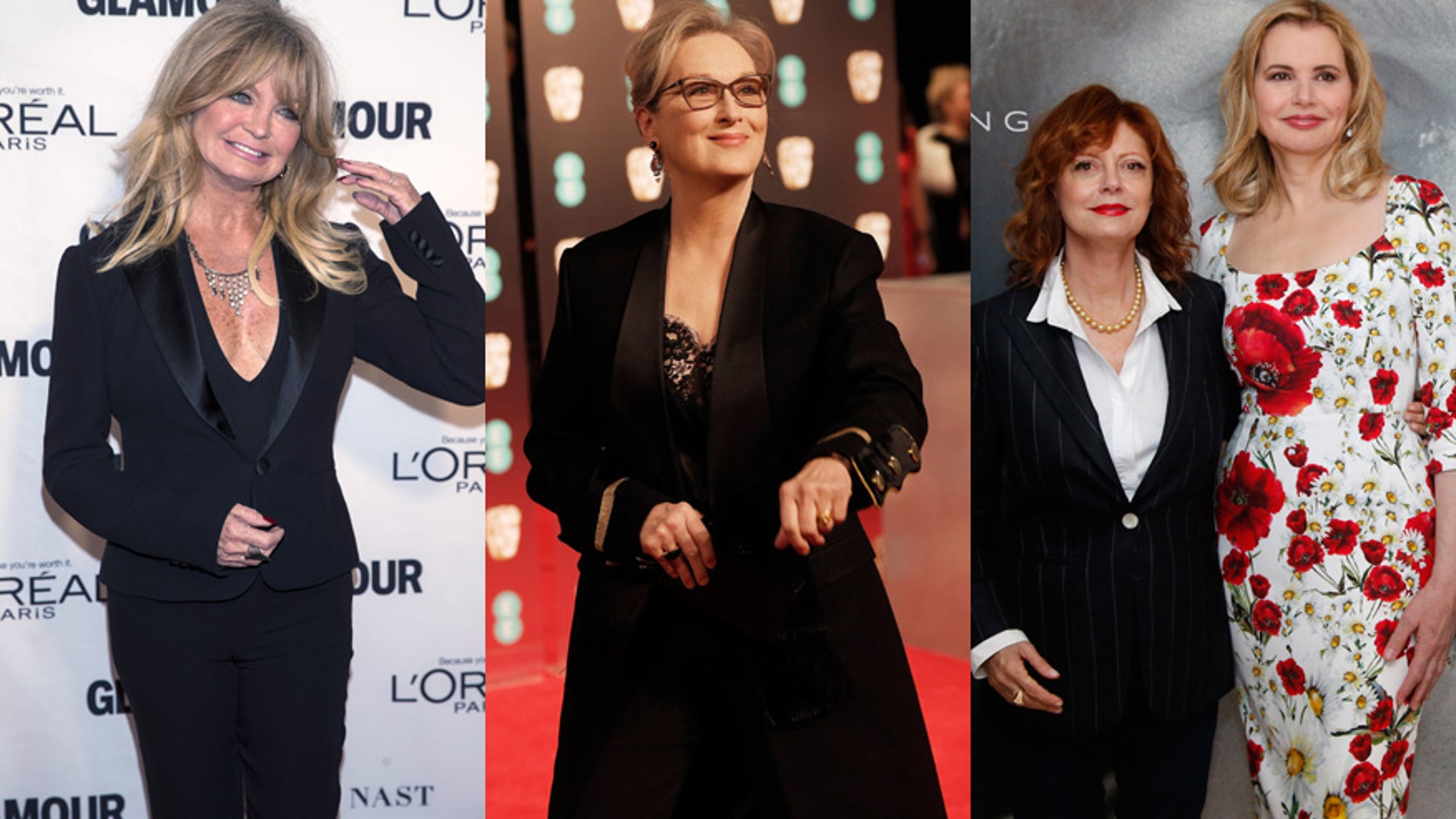 In the upcoming book <a data-cke-saved-href="https://www.amazon.com/Off-Cliff-Making-Thelma-Hollywood/dp/1594206716" href="https://www.amazon.com/Off-Cliff-Making-Thelma-Hollywood/dp/1594206716" target="_blank">"Off the Cliff,"</a> author Becky Aikman claims actresses Goldie Hawn and Meryl Streep were desperate to star in the 1991 film "Thelma and Louise." "They didn't have their agents make the call; they did it themselves. No one would have expected the two friends, box-office champs, and Oscar winners, to campaign for parts, but they showed up prepared to kill," <a data-cke-saved-href="http://www.closerweekly.com/posts/meryl-streep-goldie-hawn-thelma-and-louise-133826/photos/susan-sarandon-thelma-and-louise-139955" href="http://www.closerweekly.com/posts/meryl-streep-goldie-hawn-thelma-and-louise-133826/photos/susan-sarandon-thelma-and-louise-139955" target="_blank">wrote Aikman</a>. However, the roles ultimately went to Susan Sarandon and Geena Davis.