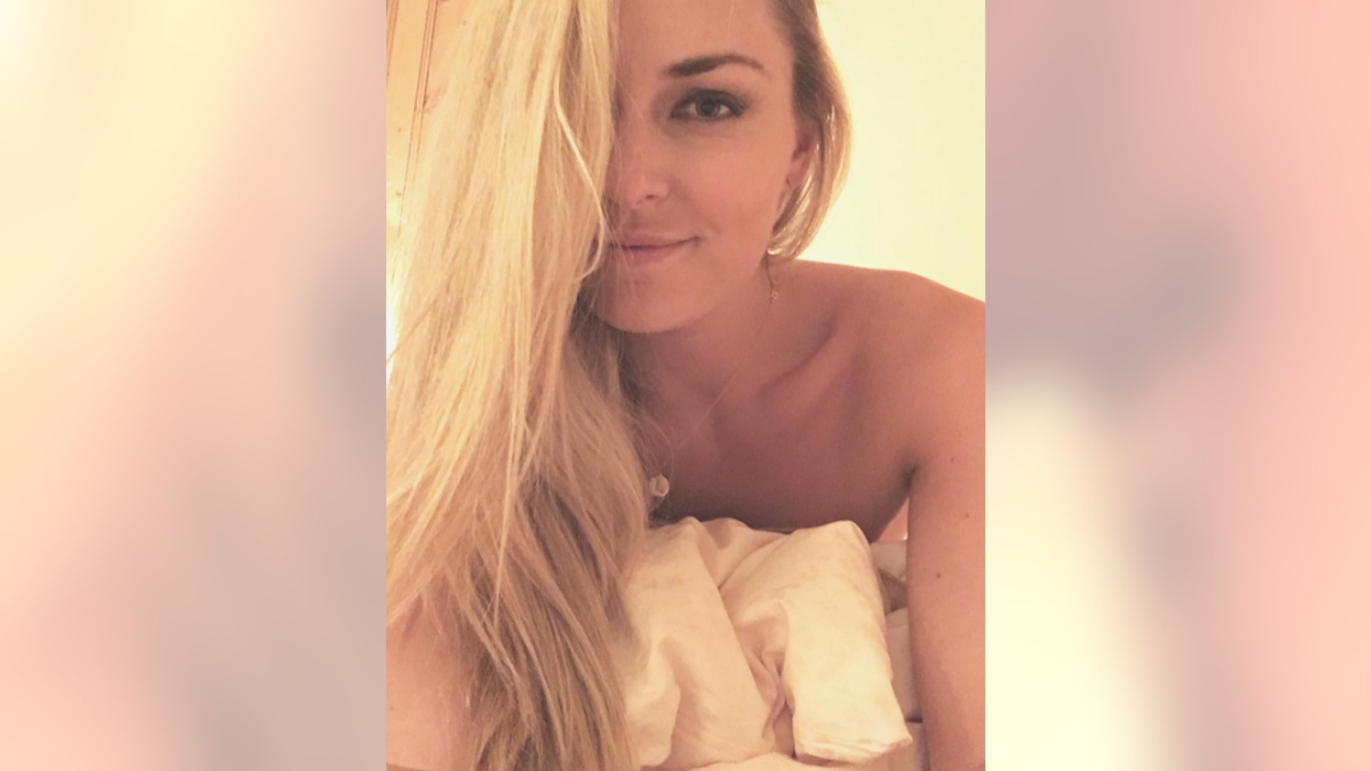 Lindsey Vonn shared a nearly-nude selfie on Instagram. The professional athlete wrote alongside the sexy picture, "Goodnight Austria! Goodnight Austria!" Click here for more pictures of Vonn on HollywoodLife.com.