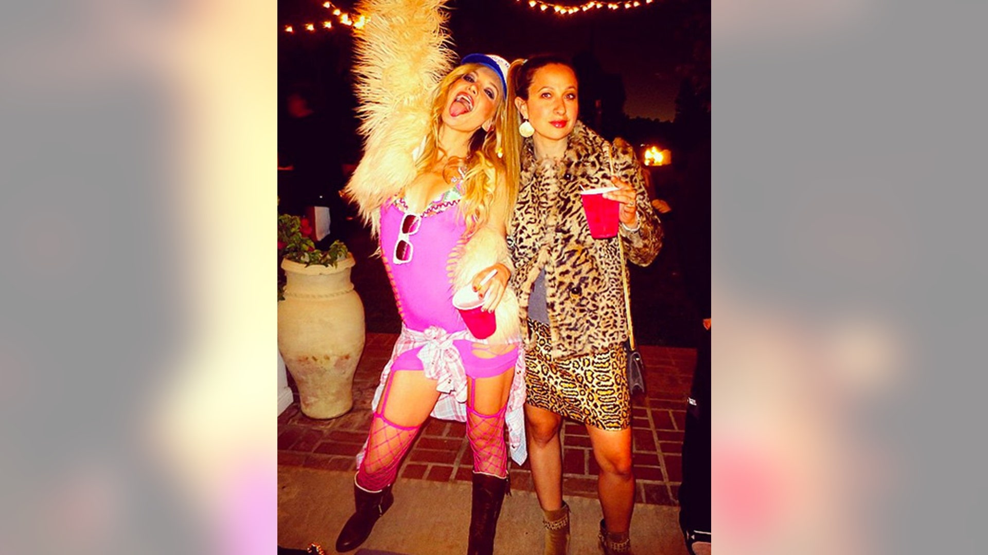 Kate Hudson rang in her 36th birthday looking like one hot mess. The mom-of-two threw a "hot mess"-themed party to celebrate with her friends and she definitely dressed the part. Jewelry designer and wife of actor Toby McGuire, Jennifer Meyer, also joined in on the fun as she celebrated her 38th.