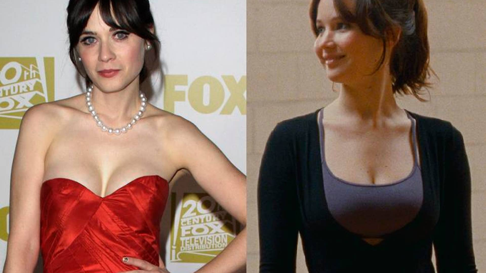 Actress Zooey Deschanel arrives at the FOX after party after the 70th annual Golden Globe Awards in Beverly Hills, California January 13, 2013.  REUTERS/Jonathan Alcorn   (UNITED STATES - Tags: ENTERTAINMENT PROFILE) (GOLDENGLOBES-PARTIES) - RTR3CFMA