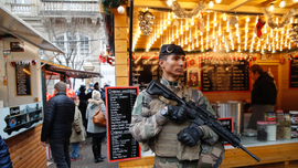 The Latest: Strasbourg Christmas market reopens after attack