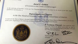 Maine governor scribbles 'stolen election' on certificate confirming Democrat's election win