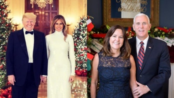 President Trump and Melania, Pence family, unveil official Christmas portraits