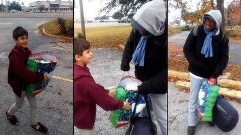 Florida boy’s mission to help the homeless: ‘God sent a note to my heart’
