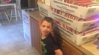 Boy with terminal brain tumor receives thousands of Christmas cards, trip to Fiesta Bowl