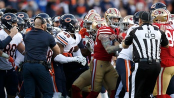 Bears, 49ers brawl after late hit on Chicago QB Mitchell Trubisky; ejections follow