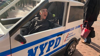 New York boy with cerebral palsy gets tricked-out 'NYPD' wheelchair