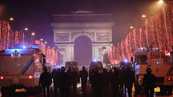 French prime minister defends police targeted by protesters