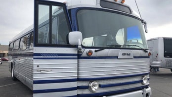 Firefighter who lost home in Camp Fire gets donated refurbished bus from strangers
