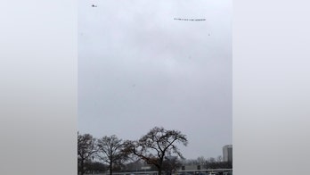 A mysterious message was flown over Ford HQ on Monday, and here's why a superfan did it