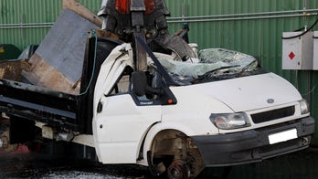 Town council trashes illegal garbage truck